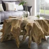 Couchtisch 80x80cm "Odin" Teak massiv