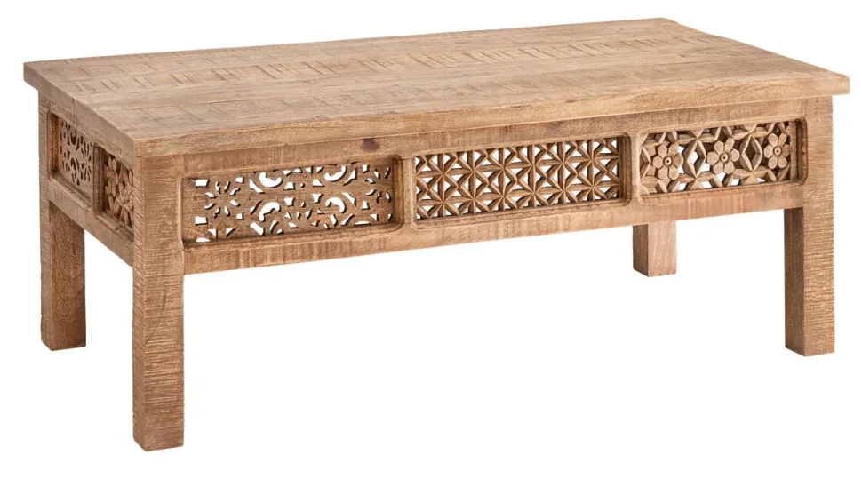 Couchtisch 120x60cm 'Shania' Mangoholz massiv
