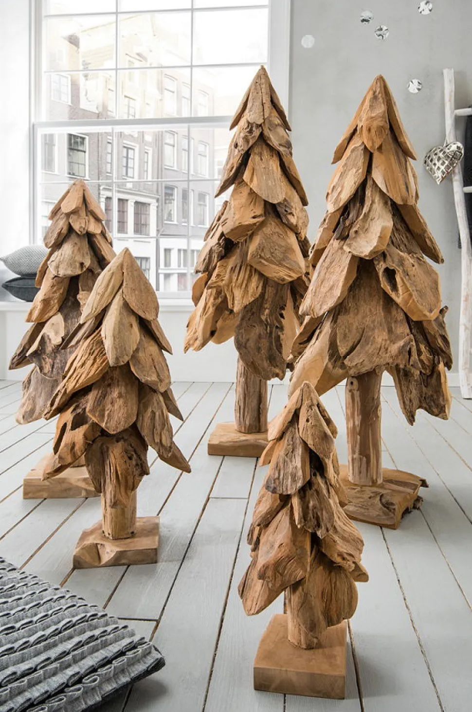 Deko-Baum 60cm "Tanne II" Teak