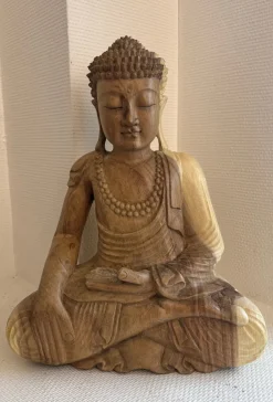 Deko-Figur 30x40cm "Buddha" Massivholz