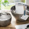 Deko-Schale 31cm "Lucy" Aluminium antik