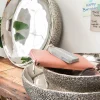 Deko-Tablett 23cm "Lucy" Aluminium antik