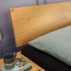 Doppelbett 'Carina' 200x200cm Kiefer gebeizt & geölt
