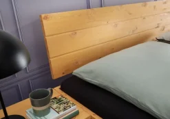 Doppelbett 'Carina' 160x200cm Kiefer gebeizt & geölt