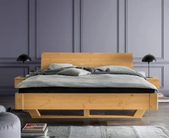 Doppelbett 'Carina' 160x200cm Kiefer gebeizt & geölt
