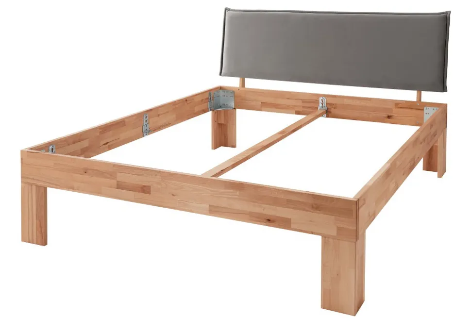 Doppelbett 'Grace IV' 200x200cm Wildeiche geölt