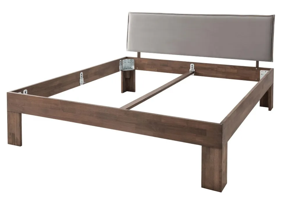 Doppelbett 'Grace IV' 160x200cm Wildeiche geölt