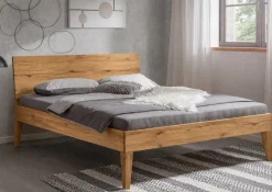 Doppelbett 'Grace' 180x200cm Wildeiche geölt