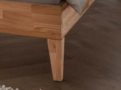 Doppelbett 'Grace' 160x200cm Wildeiche geölt