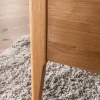 Doppelbett 'Josy' 200x200cm Wildeiche geölt