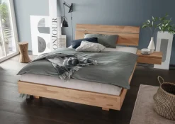Doppelbett 'Laura' 180x200cm Kernbuche geölt