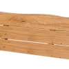 Doppelbett Metallfrei 'Natura Oak I' 180x200cm Wildeiche massiv