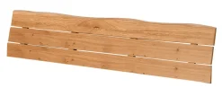 Doppelbett Metallfrei 'Natura Oak I' 180x200cm Wildeiche massiv