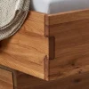 Doppelbett mit Schubkästen "Amelie" 180x200cm Wildeiche massiv