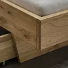 Doppelbett mit Schubkästen 'Redwood I' 160x200cm Wildeiche geölt
