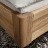Doppelbett 'Mona III' 180x200cm Wildeiche geölt