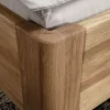 Doppelbett 'Mona' 160x200cm Wildeiche geölt