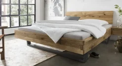 Doppelbett 'Navarra II' 160x200cm Wildeiche geölt