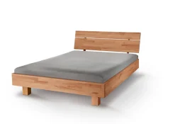 Doppelbett 'Ramona' 160x200cm Kernbuche geölt