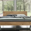 Doppelbett 'Redwood III' 180x200cm Wildeiche geölt