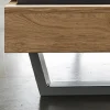 Doppelbett 'Redwood III' 160x200cm Wildeiche geölt