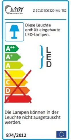 2er LED-Glaskantenbeleuchtung inkl. Touchsensor