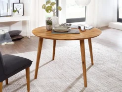 Esstisch 105cm 'Madrid' Wildeiche massiv