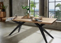 Esstisch "Jupiter" 240x100cm Wildeiche massiv