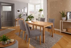 Esstisch "Lenox" 160x85cm Wildeiche massiv