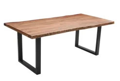 Esstisch verschiedene Größen "Xenia IX" Akazie & U-Gestell 200 x 100 cm