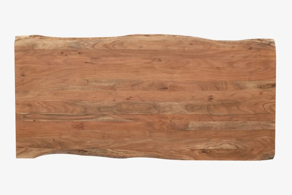 Esstisch verschiedene Größen "Xenia X" Akazie & Design-Gestell 220 x 100 cm