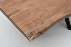 Esstisch verschiedene Größen "Xenia X" Akazie & Design-Gestell 220 x 100 cm