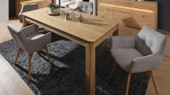 Esstisch 200x100cm "Berlin" Wildeiche geölt WZ-0303