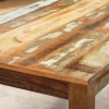 Esstisch 180x90cm 'Hawkins' recyceltes Altholz mehrfarbig lackiert