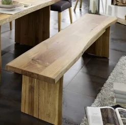 Esszimmerbank 180cm 'Amber' Wildeiche massiv