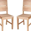 Esszimmerstuhl 2er-Set "Mike" Kernbuche geölt