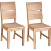 Esszimmerstuhl 4er-Set "Mike" Kernbuche geölt