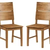Esszimmerstuhl 2er-Set "Mike" Wildeiche massiv