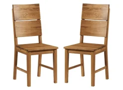 Esszimmerstuhl 2er-Set "Mike" Wildeiche massiv