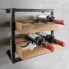 Flaschenregal für 6 Flaschen "Vino 5" Holz & Metall