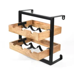 Flaschenregal für 6 Flaschen "Vino 5" Holz & Metall