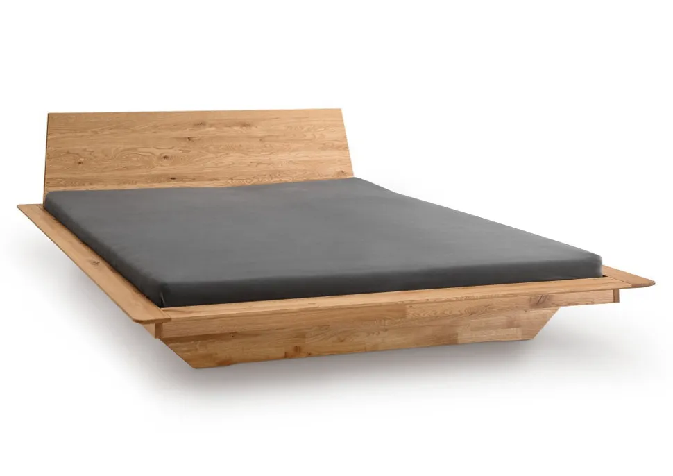 Futonbett Wildeiche massiv 'Tokio' verschiedene Größen 140x200cm
