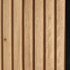 Garderobenbank 88x45cm 'Namibia' Eiche & Mango schwarz