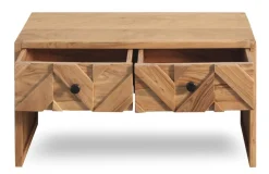 Garderobenbank 88x45cm 'Ontario' Akazie massiv