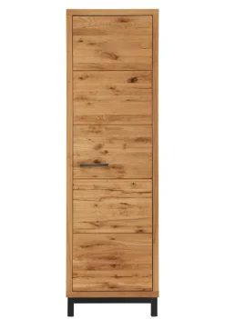Garderobenschrank 60x200cm 'Lima' Kernbuche massiv