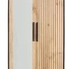 Garderobenschrank 88x190cm 'Namibia' Eiche & Mango schwarz