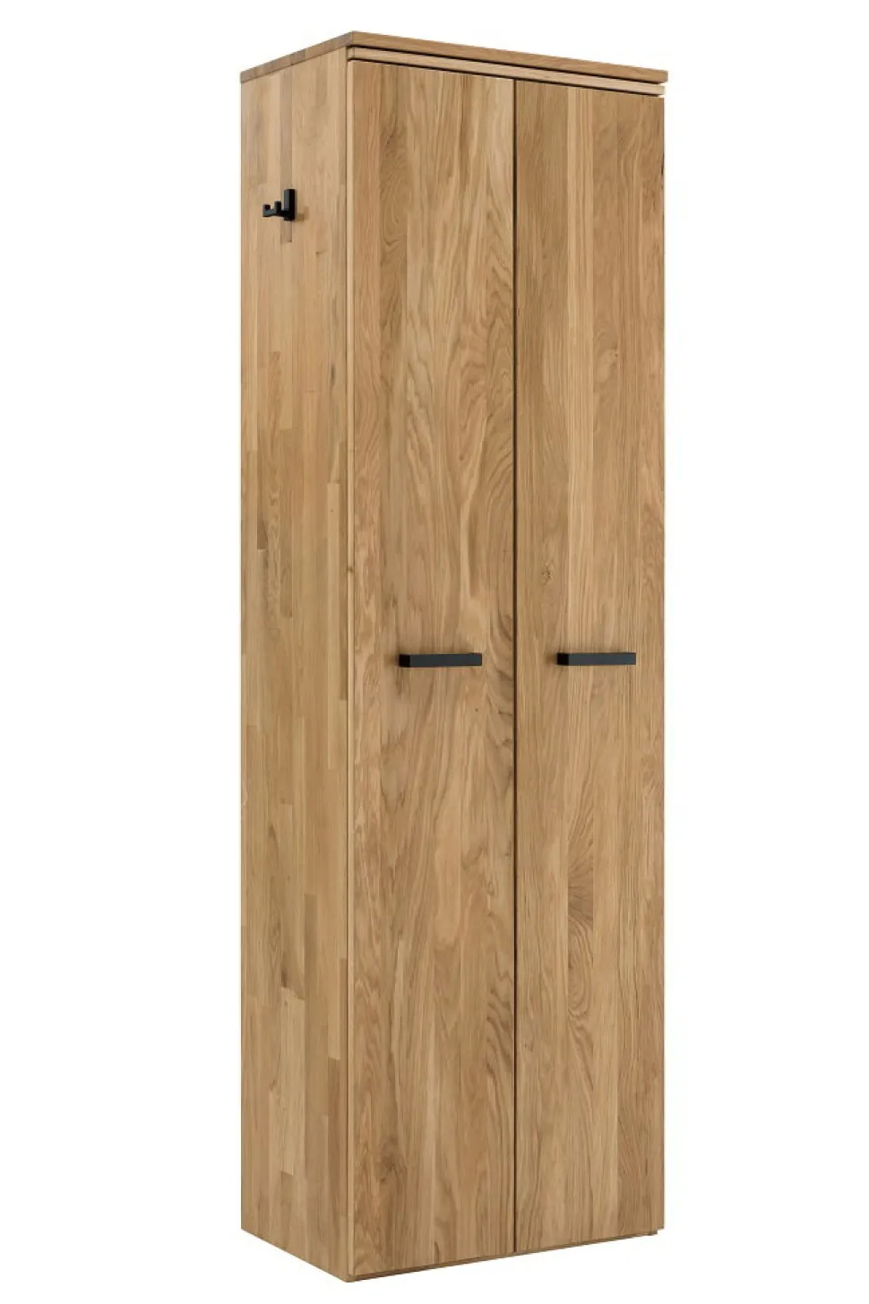 Garderobenschrank 60x195cm "Riga" Wildeiche massiv