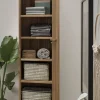 Garderobenschrank 40x165cm "Torino" Wildeiche massiv