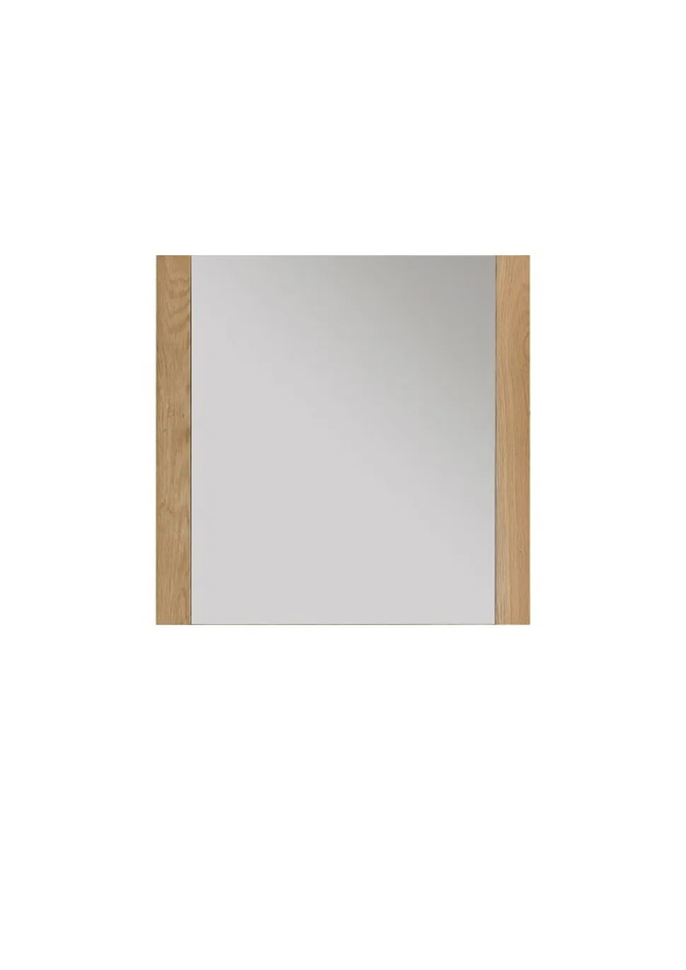 Garderobenspiegel 80x80cm "Riga" Wildeiche massiv