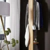 Garderobe 30x200cm 'Bayreuth' Kernbuche massiv